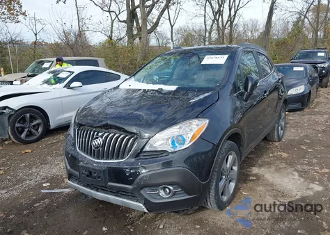 2014 Buick Encore Leather из США, поврежденный, VIN KL4CJCSB0EB596887